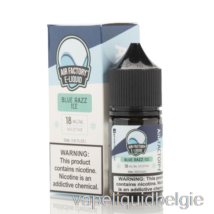 Vape België Blue Razz Ice - Luchtfabriekszouten E-vloeistof - 30ml 36mg